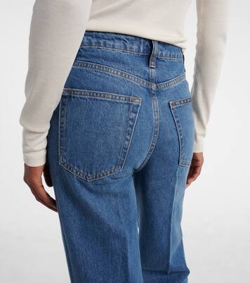 Loose mid-rise wide-leg jeans | Frame