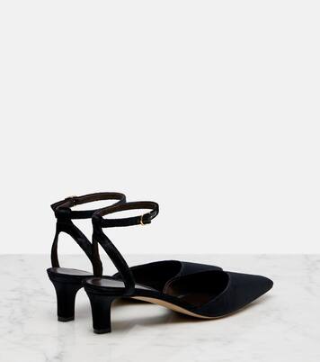 Carla 45 velvet pumps | The Row