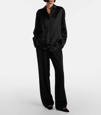 Carla 45 velvet pumps | The Row