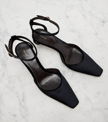 Carla 45 velvet pumps | The Row
