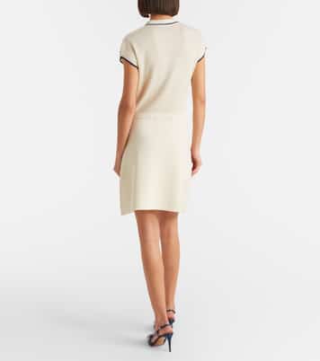 Chez Valentino cotton-blend minidress | Valentino