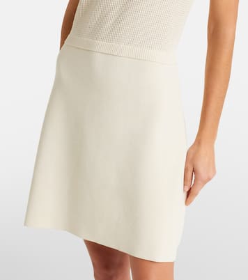 Chez Valentino cotton-blend minidress | Valentino