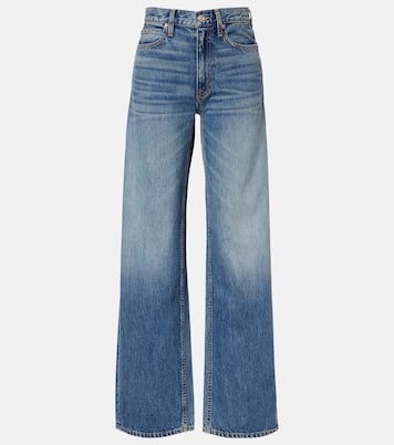 Cassie faded wide-leg jeans | Slvrlake