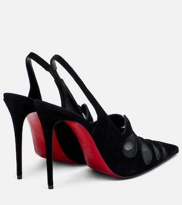 Slingback-Pumps Circle Max mit Veloursleder | Christian Louboutin
