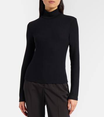 Lauren turtleneck jersey top | Leset