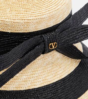 Straw bucket hat | Valentino