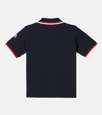 Cotton piqué polo shirt | Moncler Enfant