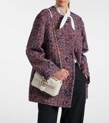 GG Marmont Small leather shoulder bag | Gucci