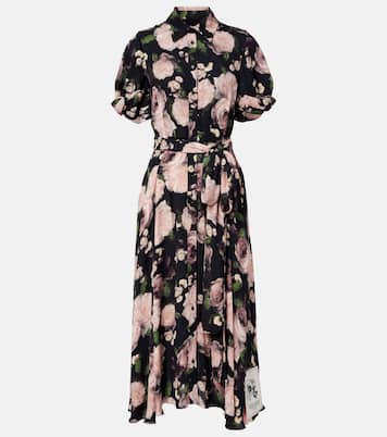Floral belted shirt dress | Erdem