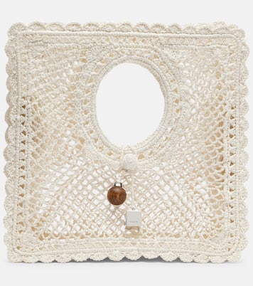 Spiaggia Small lace tote bag | Jacquemus