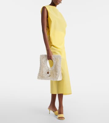 Spiaggia Small lace tote bag | Jacquemus