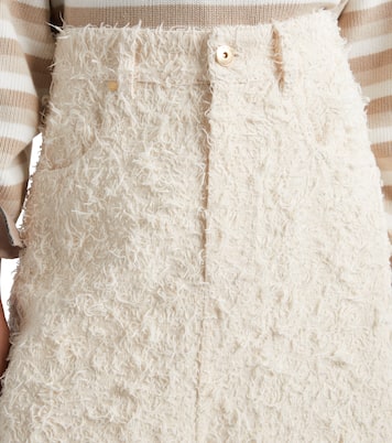 Denim midi skirt | Brunello Cucinelli