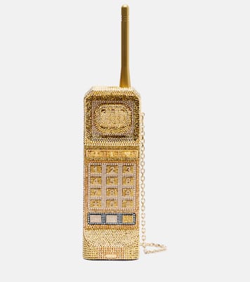 Brick Phone Small embellished clutch | Judith Leiber Couture