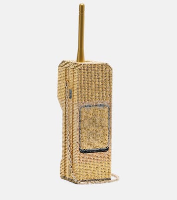 Brick Phone Small embellished clutch | Judith Leiber Couture