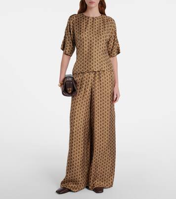 Blusa Nordica de seda estampada | Max Mara