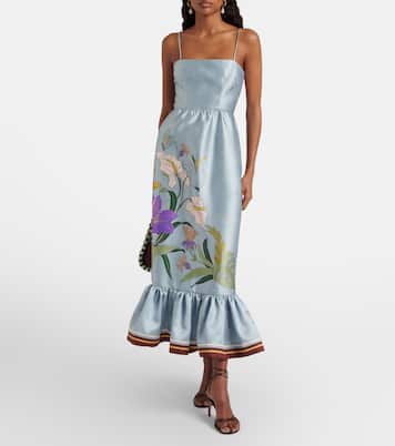 Alfie floral midi dress | Alémais