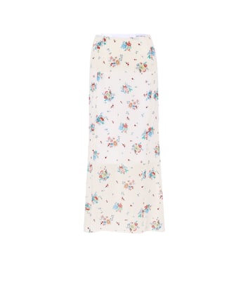 Gonna a stampa floreale | Rabanne