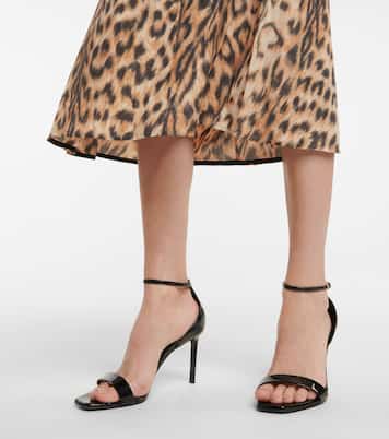 Leopard-print midi dress | Victoria Beckham