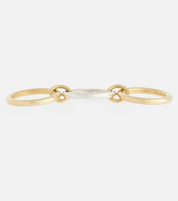 Anello Taurus in oro giallo 18kt e argento sterling | Spinelli Kilcollin