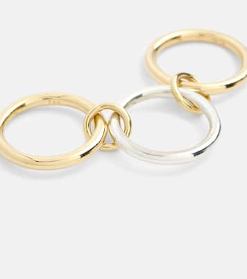 Anello Taurus in oro giallo 18kt e argento sterling | Spinelli Kilcollin