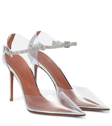 Ursina embellished PVC pumps | Amina Muaddi