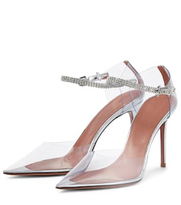 Ursina embellished PVC pumps | Amina Muaddi