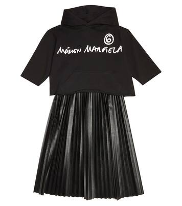 Bedrucktes Hoodie-Kleid | MM6 Maison Margiela Kids