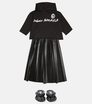 Bedrucktes Hoodie-Kleid | MM6 Maison Margiela Kids