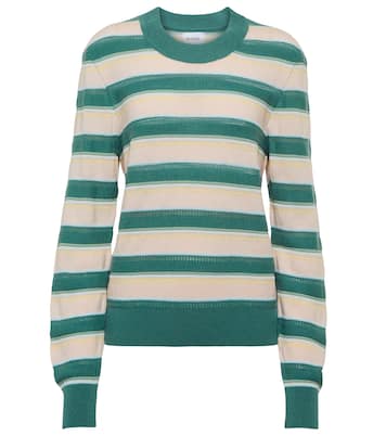 Jersey de cachemir y algodón a rayas | Barrie