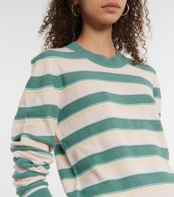 Jersey de cachemir y algodón a rayas | Barrie