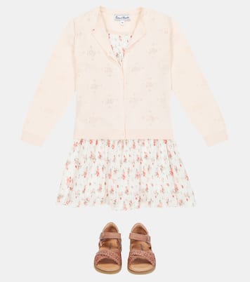 Baby Cardigan aus einem Baumwollgemisch | Tartine et Chocolat