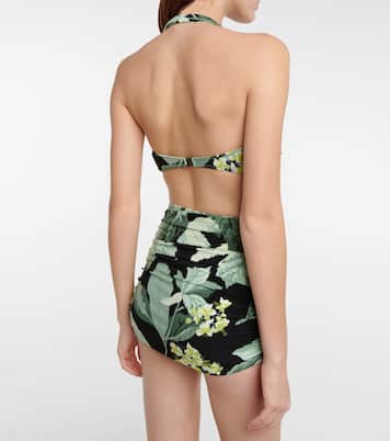 Top de bikini Bill Bra estampado | Norma Kamali
