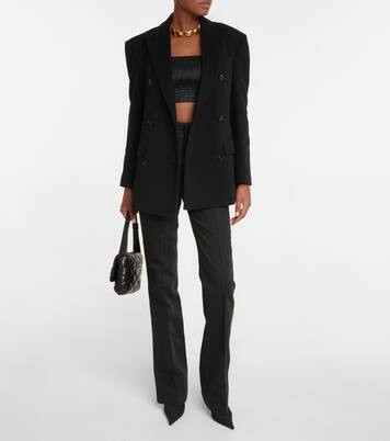 Double-breasted cotton blazer | Amiri