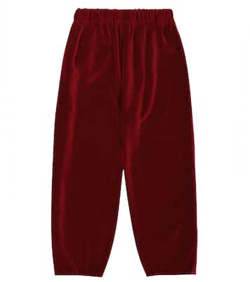 Pantaloni a gamba larga in velluto | Il Gufo