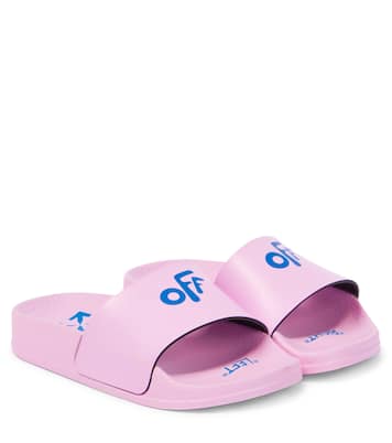 Mules en caoutchouc à logo | Off-White Kids