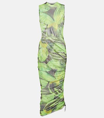 Abito midi Heatwave in mesh con stampa | Louisa Ballou