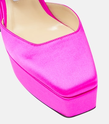 Gaia satin platform pumps | Jimmy Choo