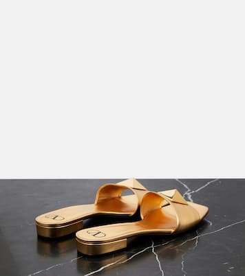 One Stud leather slides | Valentino Garavani