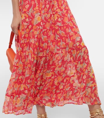 Kristen floral voile midi dress | Rixo