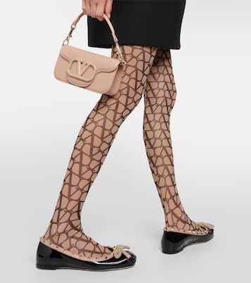 Ballerinas Rockstud aus Lackleder | Valentino Garavani
