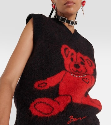 Chaleco Bear en mezcla de lana | Alessandra Rich