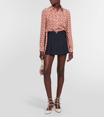 Minigonna in Crêpe Couture | Valentino