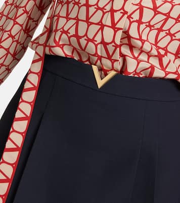 Minigonna in Crêpe Couture | Valentino