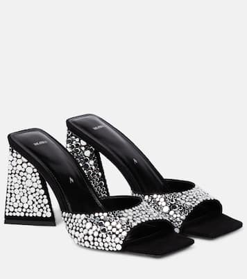 Mules Mini Devon 85 de ante adornados | The Attico