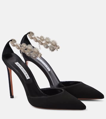 Verzierte Pumps Comet aus Canvas | Aquazzura