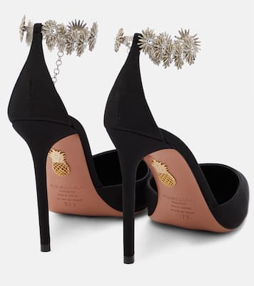 Verzierte Pumps Comet aus Canvas | Aquazzura