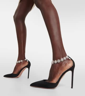 Verzierte Pumps Comet aus Canvas | Aquazzura