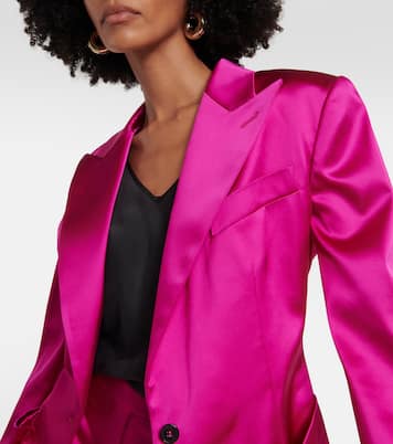 Blazer aus Satin | Tom Ford
