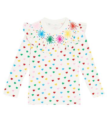 T-shirt in jersey di cotone con stampa | Stella McCartney Kids