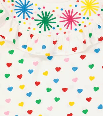 T-shirt in jersey di cotone con stampa | Stella McCartney Kids